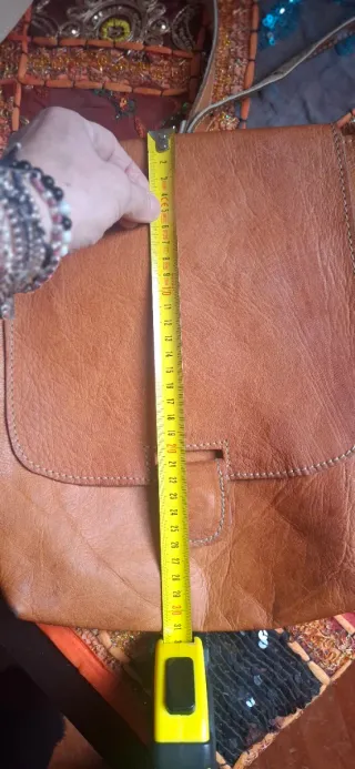 Borsa in pelle beige