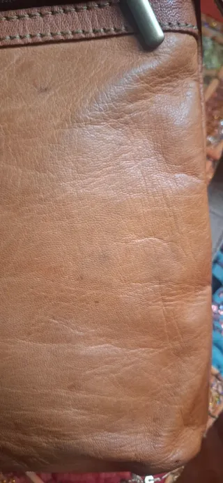 Borsa in pelle beige