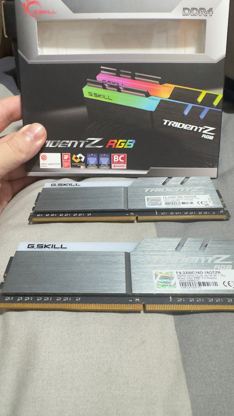 2x8 G.Skill TridentZ RGB DDR4 16GB