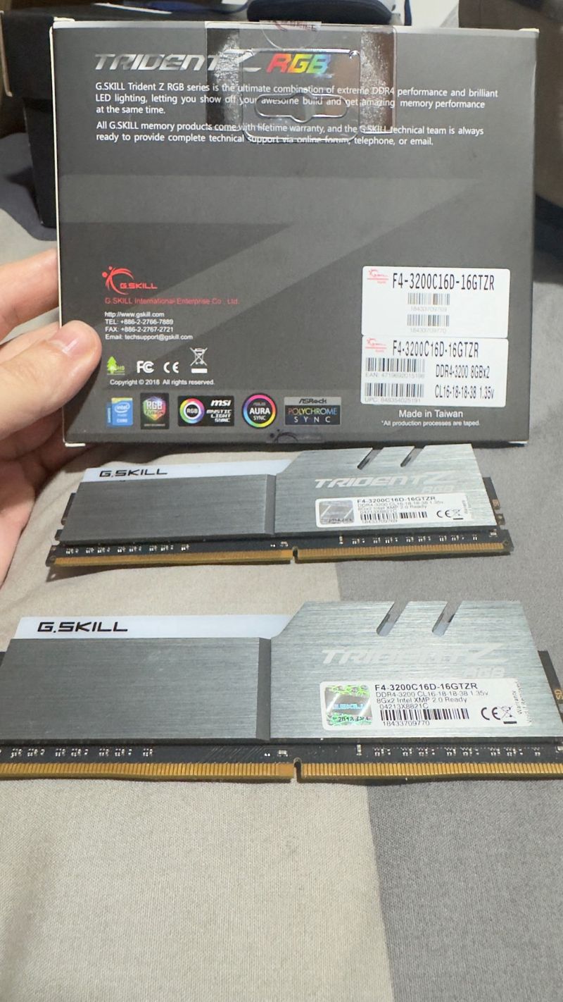 2x8 G.Skill TridentZ RGB DDR4 16GB afbeelding 2