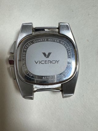 Reloj Viceroy Hombre Negro y Plateado