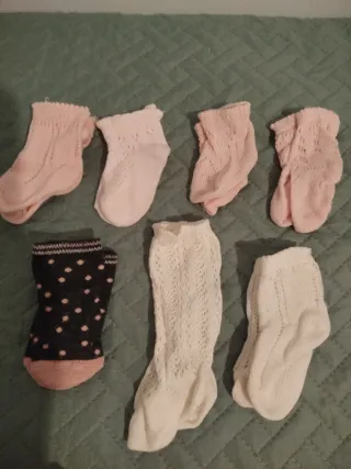 Lote calcetines bebé 0-3 meses