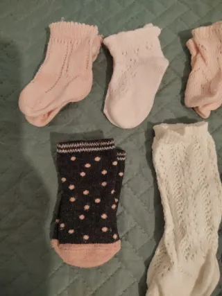 Lote calcetines bebé 0-3 meses