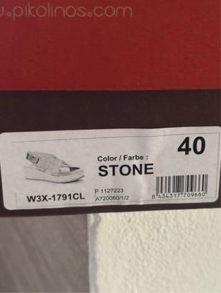 Sandalias Pikolinos Talla 40 Beige/Oro