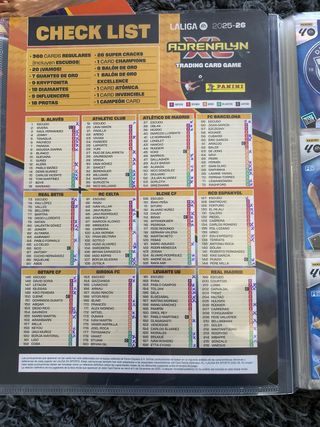 Colección Adrenalyn La Liga 2025-26