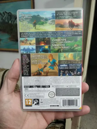 Caja vacía Zelda Breath of the Wild Nintendo Switc