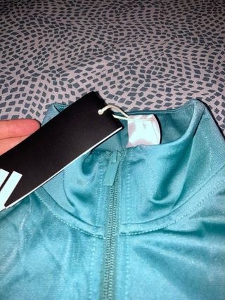 Chaqueta Adidas Original Nueva Verde Azulada