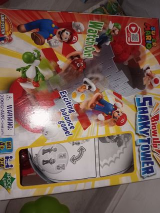 Super Mario Shaky Tower Juego de Mesa