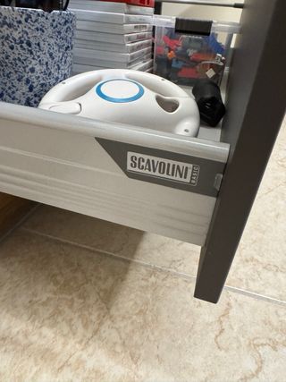 Mobile TV Scavolini Legno e Grigio