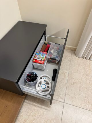 Mobile TV Scavolini Legno e Grigio