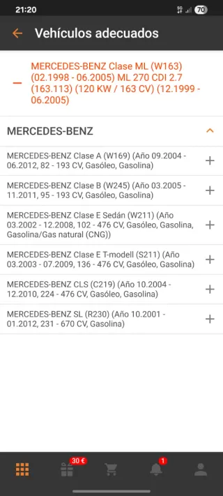 Sensor Aceleración Bosch Mercedes 0 265 005 267