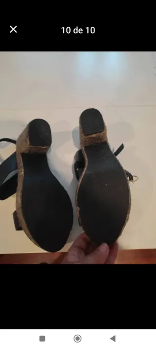 Sandalias Dandaliss Cuña Negra