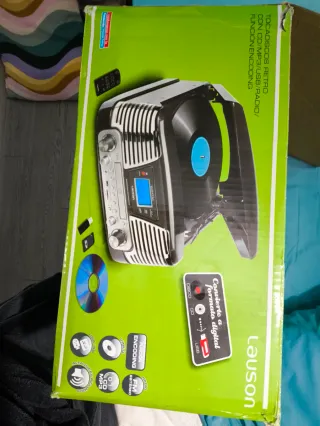 Tocadiscos Lauson Vinilo CD MP3 USB Radio Encoding