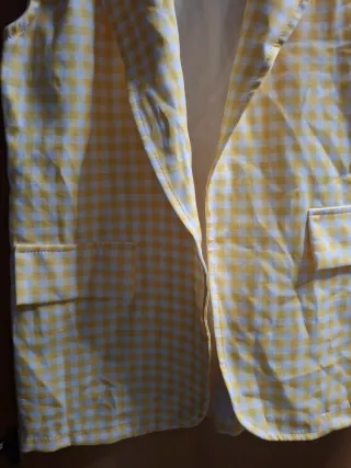 Chaleco de verano a cuadros