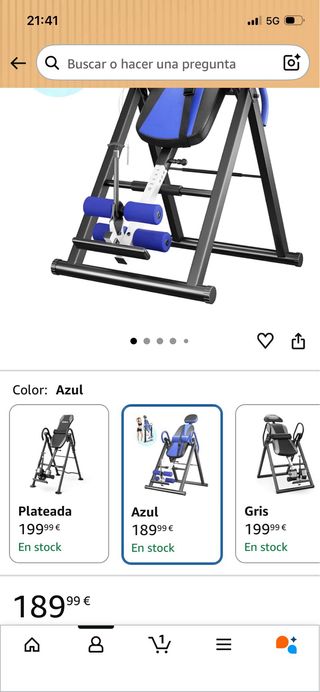 Tabla de inversión plegable
