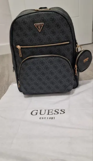 Mochila Guess Power Play II - Negra/Gris