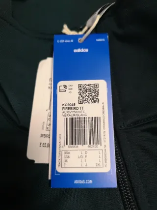 Chaqueta Adidas Firebird Verde nuevo con etiquetas