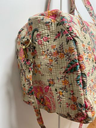 Bolsa de viaje estampado floral