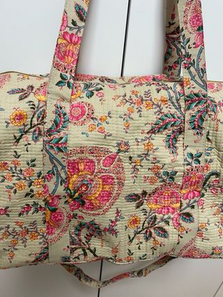 Bolsa de viaje estampado floral