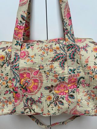 Bolsa de viaje estampado floral