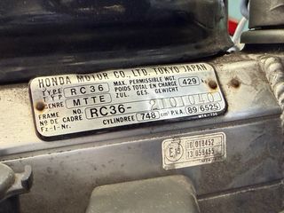 Despiece Honda VFR 750