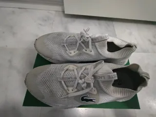 Tenis Lacoste Gris/Blanco Talla 41