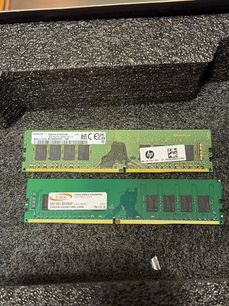 Pack 32Gb ram ddr4 3200Mhz