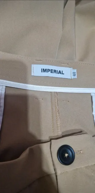Pantaloni Imperial Uomo Beige Taglia 48