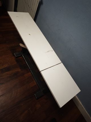 Banco de pesas artesanal