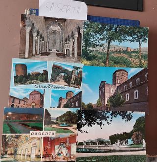 (cart13/24)36 CARTOLINE DA CASAMICCIOLA A CASERTA