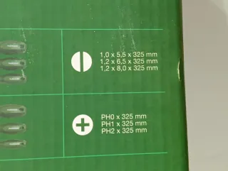 Largos 5 Destornilladores PARKSIDE 325mm