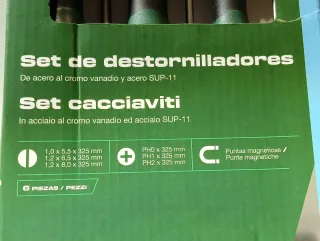 Largos 5 Destornilladores PARKSIDE 325mm