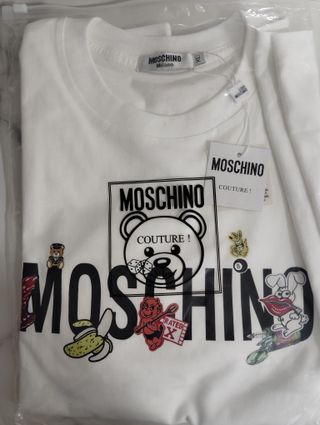 Camiseta Moschino Blanca