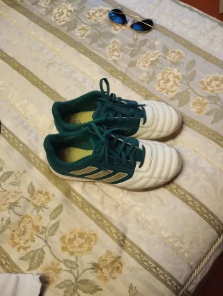 Zapatillas Adidas Fútbol Sala Verde/Blanco