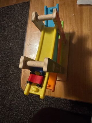 Rampa coches madera Nenittos