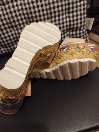 Zeppe oro e multicolor