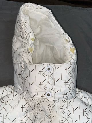 Chaqueta Plumífero Nike Blanca Estampada