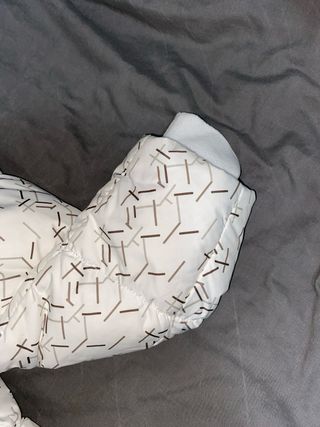 Chaqueta Plumífero Nike Blanca Estampada