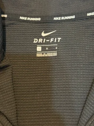 Nike 1/4 Zip Sudadera Running Negra