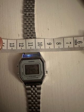 Reloj Casio Metálico Plateado