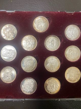Colección Monedas Plata 2 Ley