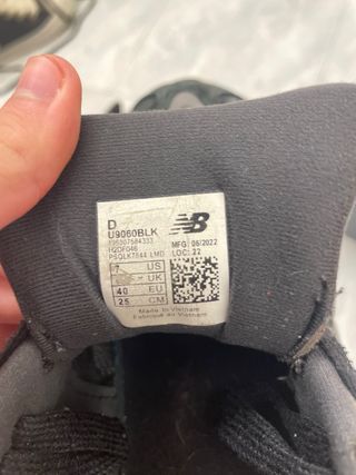 Scarpe New Balance 9060 Nere/Grigie