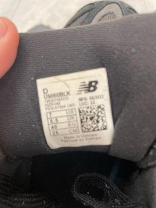 Scarpe New Balance 9060 Nere/Grigie