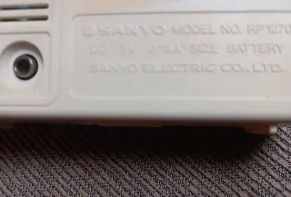 Radio portátil Sanyo RP 1270 Vintage