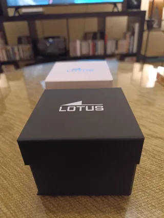 Reloj Lotus Chrono Negro y Plateado