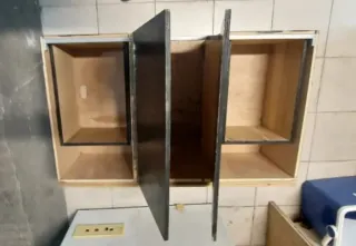 Mueble Camper Madera Negro