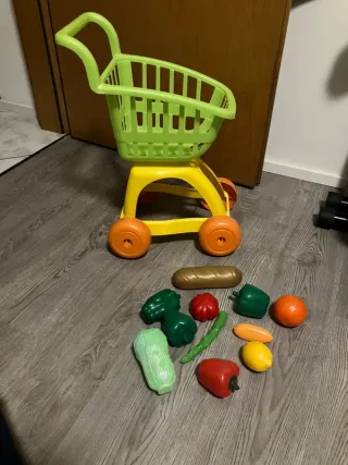 Carrello spesa giocattolo plastica