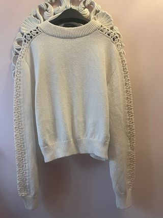 Chaqueta bomber Zara punto calado