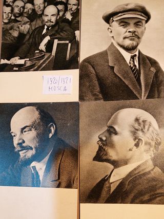 (cart40/44)LENIN FOTO DAL 1874 AL 1923, 28 CART.