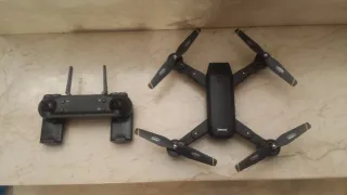 Dron DM107S Plegable Wi-Fi Full HD dos camaras.
